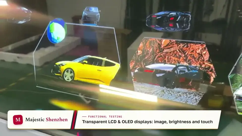 Transparent Display and Panel Testing