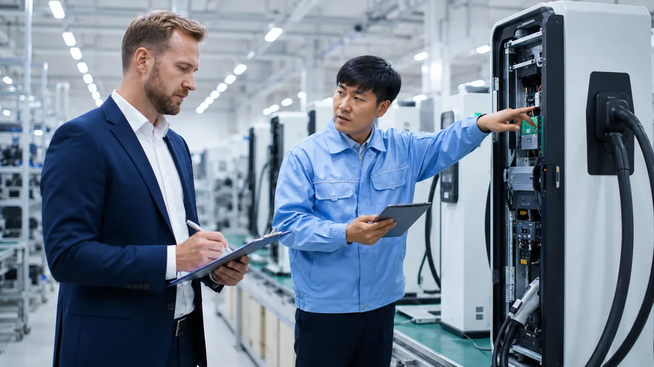 Charging-station manufacturer audit
